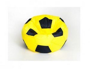 Кресло-мешок Мяч малый желто-черное в Лесном - lesnoy.ok-mebel.com | фото 1