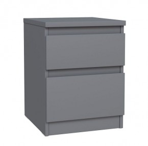 2.03.03.050.4 КАСТОР тумба 2 ящика RU серая в Лесном - lesnoy.ok-mebel.com | фото