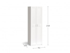 2.06.01.030.4 МАКС шкаф 2 двери 75х61х233 серый RU в Лесном - lesnoy.ok-mebel.com | фото 4