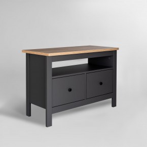 2.08.03.080.15 САГА тумба 2 ящика серая/ясень RU в Лесном - lesnoy.ok-mebel.com | фото