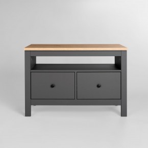 2.08.03.080.15 САГА тумба 2 ящика серая/ясень RU в Лесном - lesnoy.ok-mebel.com | фото 2