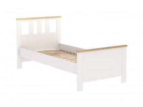 2.08.04.050.14 САГА кровать одинарная 90х200 белая/ясень в Лесном - lesnoy.ok-mebel.com | фото 2