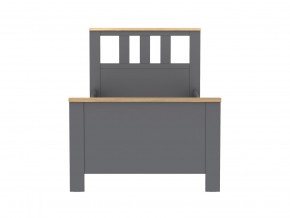 2.08.04.050.15 САГА кровать одинарная 90х200 серая/ясень в Лесном - lesnoy.ok-mebel.com | фото 2
