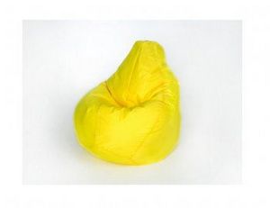 Кресло-мешок Груша малое желтое в Лесном - lesnoy.ok-mebel.com | фото 1