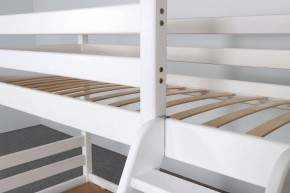 АДЕЛЬ Кровать двухъярусная с наклонной лестницей (белый) в Лесном - lesnoy.ok-mebel.com | фото 6