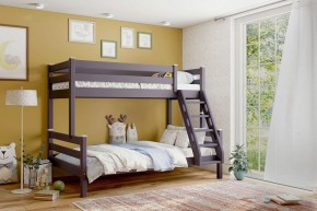 АДЕЛЬ Кровать двухъярусная с наклонной лестницей (лаванда) в Лесном - lesnoy.ok-mebel.com | фото