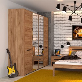 АФИНА А11а Шкаф для одежды (крафт) в Лесном - lesnoy.ok-mebel.com | фото 2
