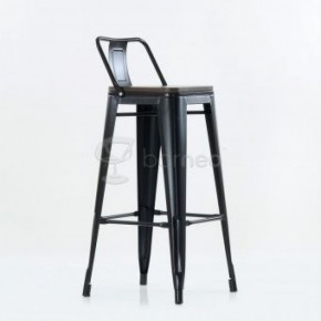 Барный стул N-238 Tolix Wood style Черный в Лесном - lesnoy.ok-mebel.com | фото 5