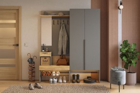 БАСКО Прихожая К1 (графит) в Лесном - lesnoy.ok-mebel.com | фото
