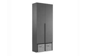 БАСКО Прихожая К1 (графит) в Лесном - lesnoy.ok-mebel.com | фото 4