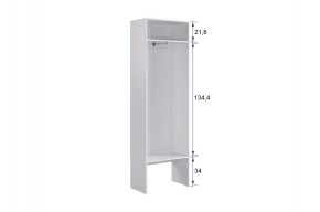 БАСКО Прихожая К10 (белое дерево) в Лесном - lesnoy.ok-mebel.com | фото 9