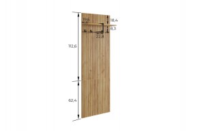 БОДРУМ Прихожая (модульная) дуб крафт золотой в Лесном - lesnoy.ok-mebel.com | фото 2