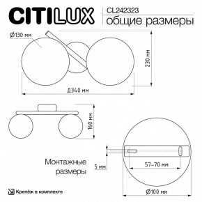 Бра Citilux Ronny CL242323 в Лесном - lesnoy.ok-mebel.com | фото 9