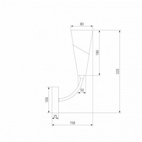 Бра Eurosvet Rhyton 60167/1 латунь в Лесном - lesnoy.ok-mebel.com | фото 5