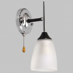 Бра Imex MD.2167 MD.2167-1-W-BK+CH в Лесном - lesnoy.ok-mebel.com | фото