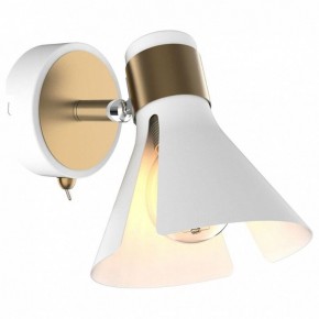 Бра Imex MD.8312 MD.8312-1-W-WH+AB в Лесном - lesnoy.ok-mebel.com | фото