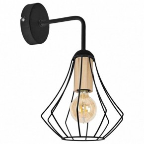 Бра Imex MD.9051 MD.9051-1-W-BK+WOOD в Лесном - lesnoy.ok-mebel.com | фото