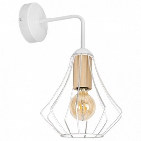 Бра Imex MD.9053 MD.9053-1-W-WH+WOOD в Лесном - lesnoy.ok-mebel.com | фото