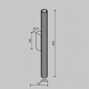 Бра Maytoni Calipso C082WL-12W2.7K-B в Лесном - lesnoy.ok-mebel.com | фото 4