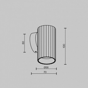 Бра Maytoni Calipso C106WL-01-GU10-BS в Лесном - lesnoy.ok-mebel.com | фото 6