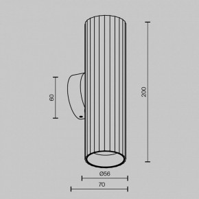 Бра Maytoni Calipso C106WL-02-GU10-B в Лесном - lesnoy.ok-mebel.com | фото 6