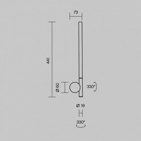 Бра Maytoni Rotera MOD432WL-L6B3K в Лесном - lesnoy.ok-mebel.com | фото 6