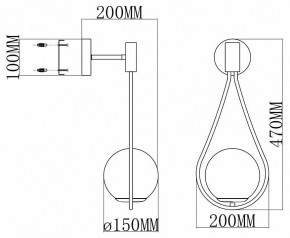 Бра Moderli Barocco V11574-1W в Лесном - lesnoy.ok-mebel.com | фото 8