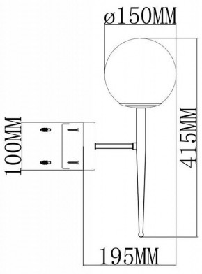 Бра Moderli Scrumbel V11562-1W в Лесном - lesnoy.ok-mebel.com | фото 6