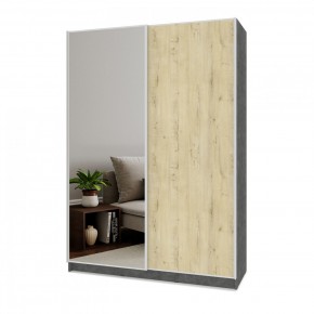 БРАУН Б682 Шкаф-купе (камень темный/ирландский дуб) в Лесном - lesnoy.ok-mebel.com | фото