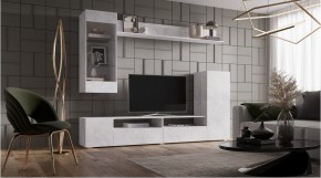 ДАЛЛАС Гостиная (модульная) цемент светлый в Лесном - lesnoy.ok-mebel.com | фото