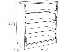 Детская Фанк Комод НМ 013.71-01 М в Лесном - lesnoy.ok-mebel.com | фото 3