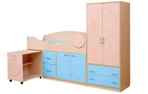 Набор мебели для детской Юниор -12.2 (700*1860) МДФ матовый в Лесном - lesnoy.ok-mebel.com | фото 1