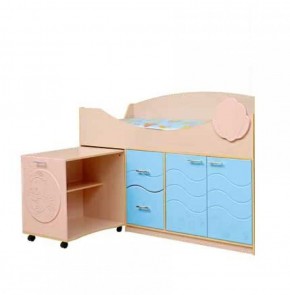 Набор мебели для детской Юниор -12.2 (700*1860) МДФ матовый в Лесном - lesnoy.ok-mebel.com | фото 4