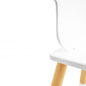 Детский комплект стол и два стула «Корона» Rolti Baby (белый/береза, массив березы/мдф) в Лесном - lesnoy.ok-mebel.com | фото 2