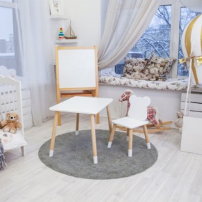 Детский комплект стол и стул «Мишка» Rolti Baby (белый/береза, массив березы/мдф) в Лесном - lesnoy.ok-mebel.com | фото 3