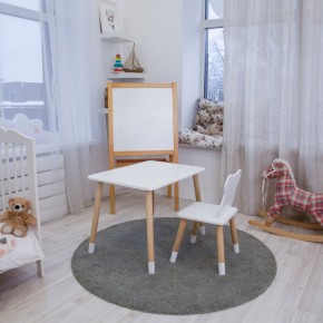 Детский комплект стол и стул «Мишка» Rolti Baby (белый/береза, массив березы/мдф) в Лесном - lesnoy.ok-mebel.com | фото 4
