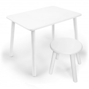 Детский комплект стол и табурет круглый Rolti Baby с накладкой Алфавит (белая столешница/белое сиденье/белые ножки) в Лесном - lesnoy.ok-mebel.com | фото 3