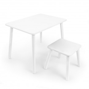 Детский комплект стол и табурет Rolti Baby (белая столешница/белое сиденье/белые ножки) в Лесном - lesnoy.ok-mebel.com | фото