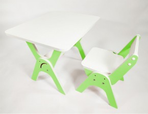 Детский растущий стол-парта и стул Я САМ "Умка" (Зеленый) в Лесном - lesnoy.ok-mebel.com | фото