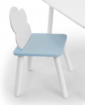 Детский стул Облачко (Белый/Голубой/Белый) в Лесном - lesnoy.ok-mebel.com | фото 1