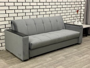Диван Аккордеон 1280*2000 НПБ подлокотник ПРЯМОЙ накладки МДФ в Лесном - lesnoy.ok-mebel.com | фото