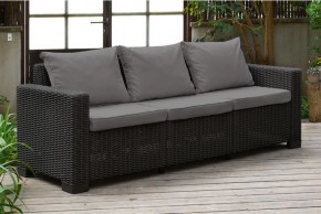 Диван Калифорния 3-х местный (California 3 Sofa), графит в Лесном - lesnoy.ok-mebel.com | фото