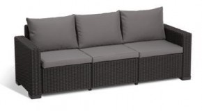 Диван Калифорния 3-х местный (California 3 Sofa), графит в Лесном - lesnoy.ok-mebel.com | фото 2