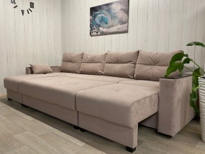 Диван Комфорт-6 модульный 2+1К+1К (НПБ+МДФ) велюр Candy 4 в Лесном - lesnoy.ok-mebel.com | фото 4