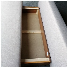 Диван-кровать Комфорт без подлокотников BALTIC AZURE (4 подушки) в Лесном - lesnoy.ok-mebel.com | фото 4