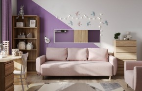 Диван-кровать Тулисия светло-розовый, ткань рогожка в Лесном - lesnoy.ok-mebel.com | фото 4
