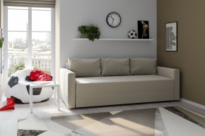 Диван-кровать Вало светло-серый, ткань рогожка в Лесном - lesnoy.ok-mebel.com | фото 2