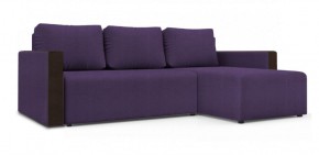 Диван угловой Алиса 3 Vital VIOLET - Teos Dark Brown в Лесном - lesnoy.ok-mebel.com | фото