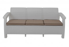 Диван Yalta Premium Sofa 3 Set (Ялта) белый (+подушки под спину) в Лесном - lesnoy.ok-mebel.com | фото 2