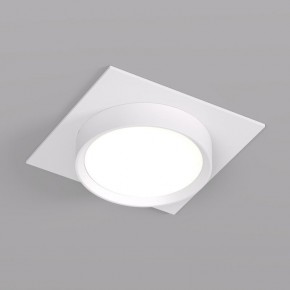 DK2091-WH Встраиваемый светильник FLAT, IP 20, до 15 Вт, GX53, LED, белый, алюминий в Лесном - lesnoy.ok-mebel.com | фото 3